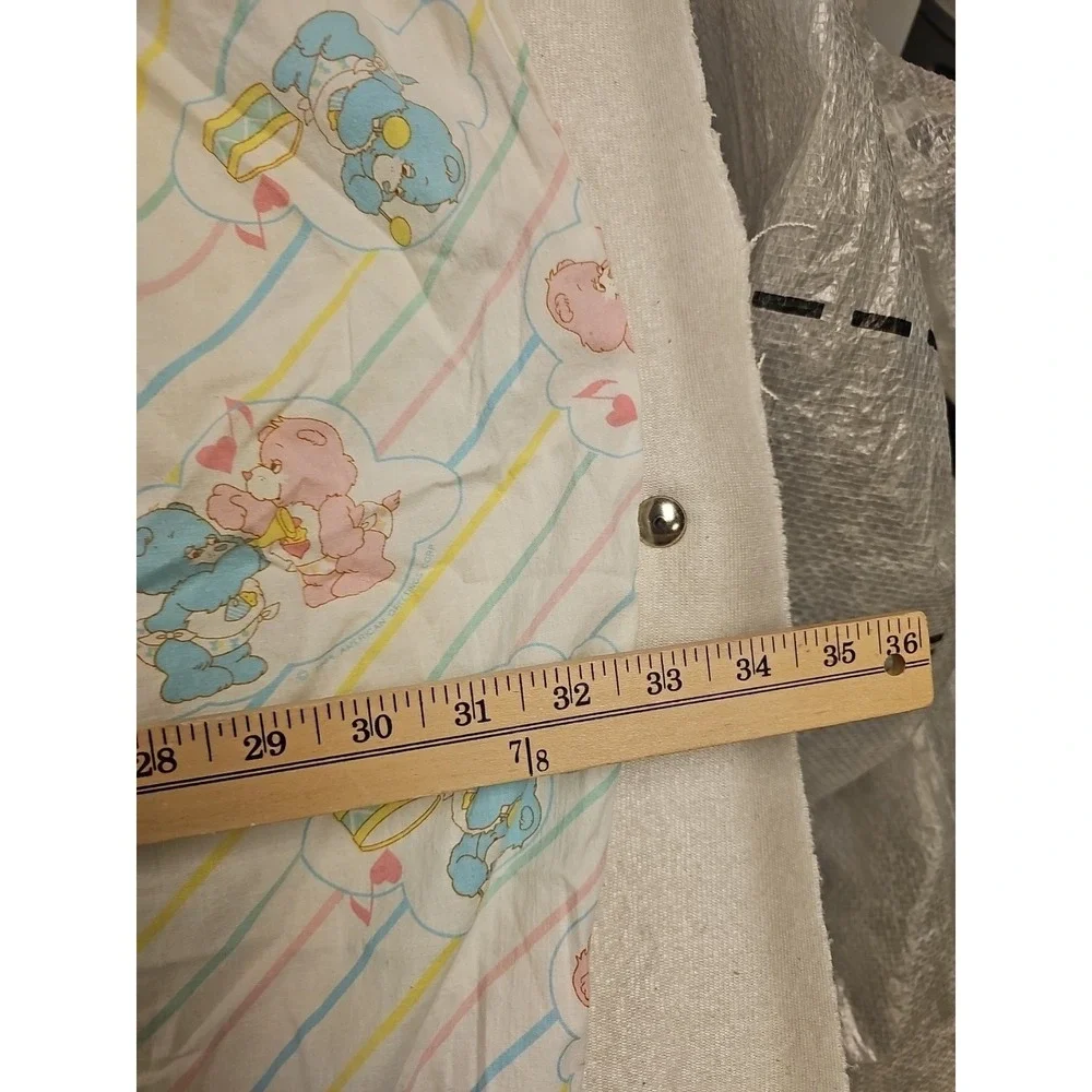 Vintage Care Bears Pink Fitted Crib Sheet Love A Lot So Sweet